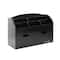 American Art Décor™ Black Space Saving Desk Organizer with USB Port